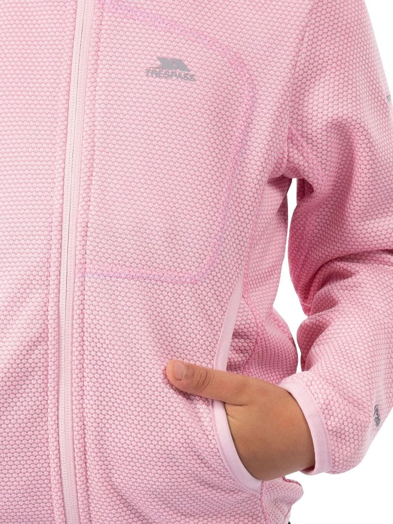 Trespass   Veste polaire WONDERFUL   Rose pâle