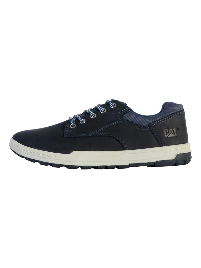 Basket Cuir Caterpillar Colfax Bleu