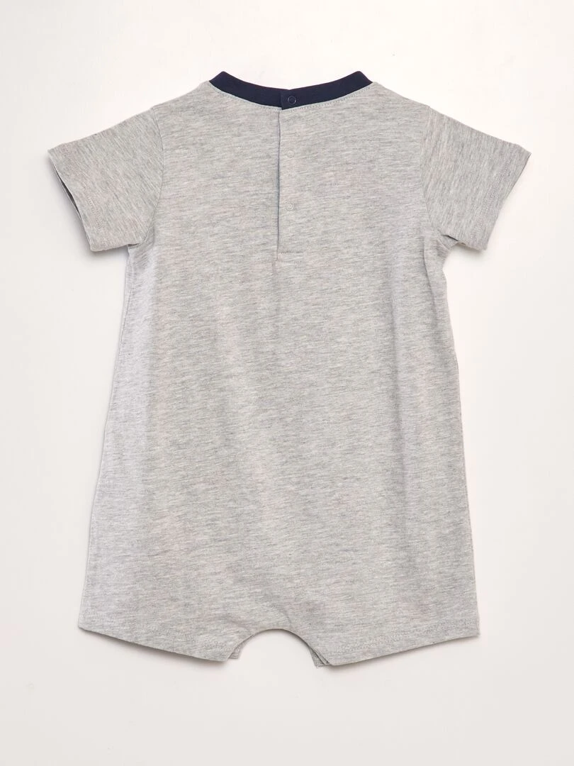 Barboteuse en jersey 'Snoopy'   Gris