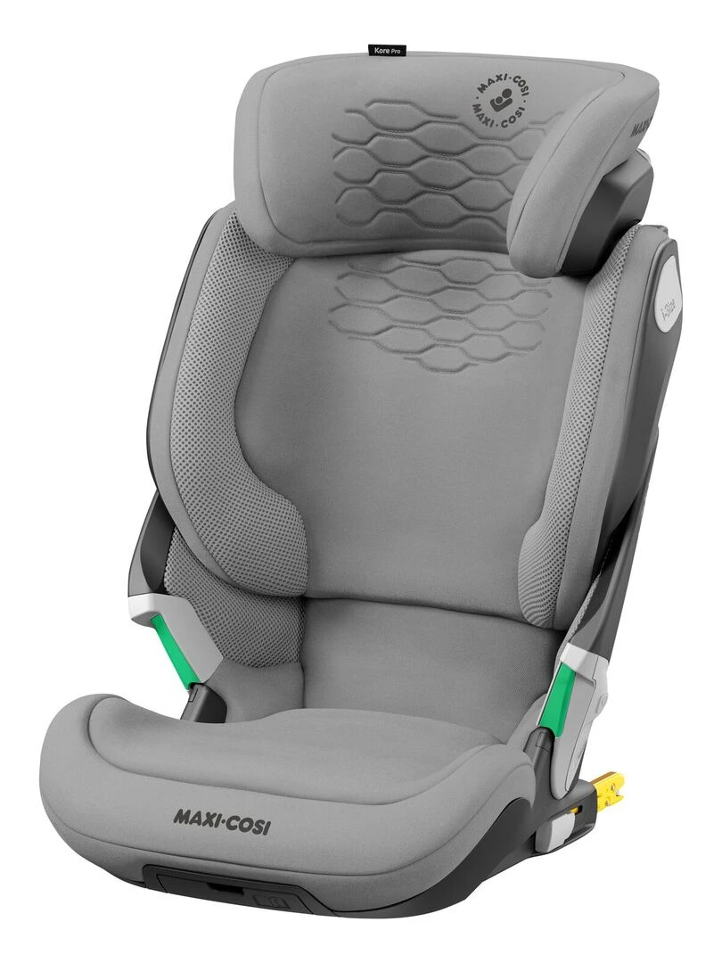 Siège Auto MAXI COSI Kore Pro Groupe 2/3 i Size Isofix Inclinable Authentic Grey Blanc Gris