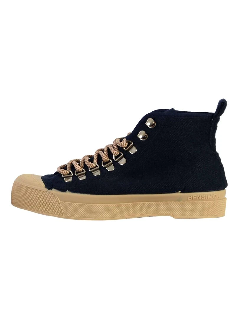 Tennis Lacets Bensimon Stella Wool Bleu