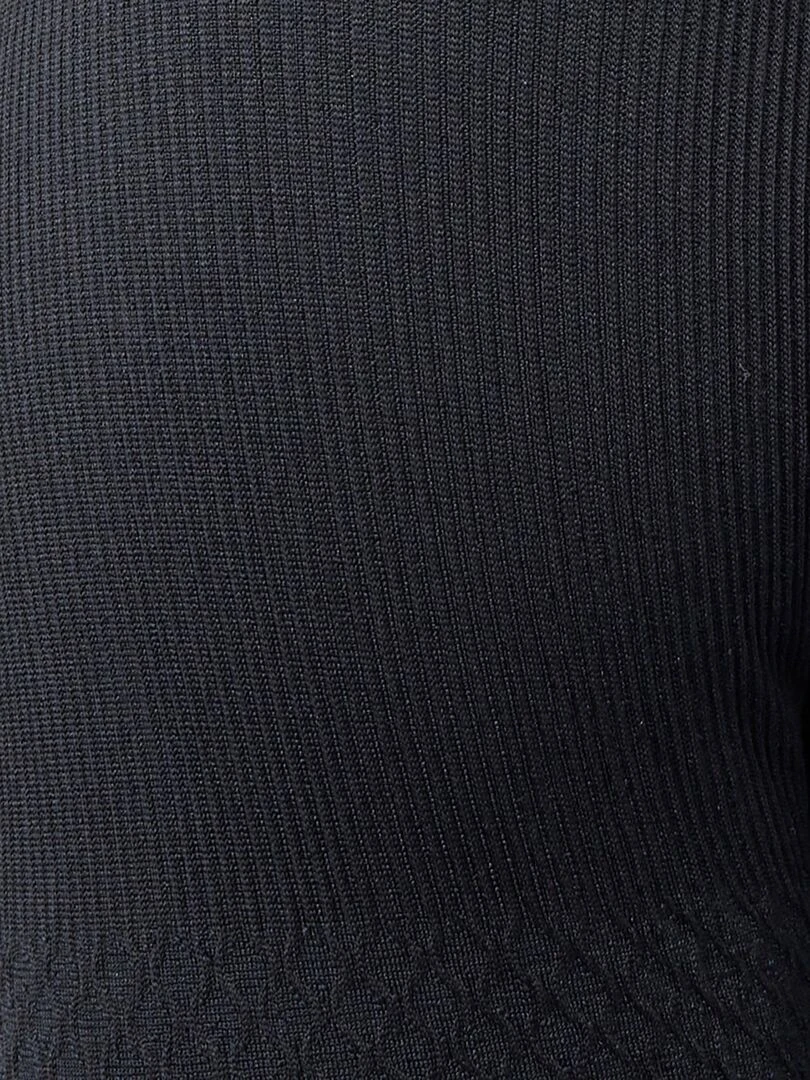T shirt col zippé Energy 3 Thermolactyl homme   DamartSport   Noir