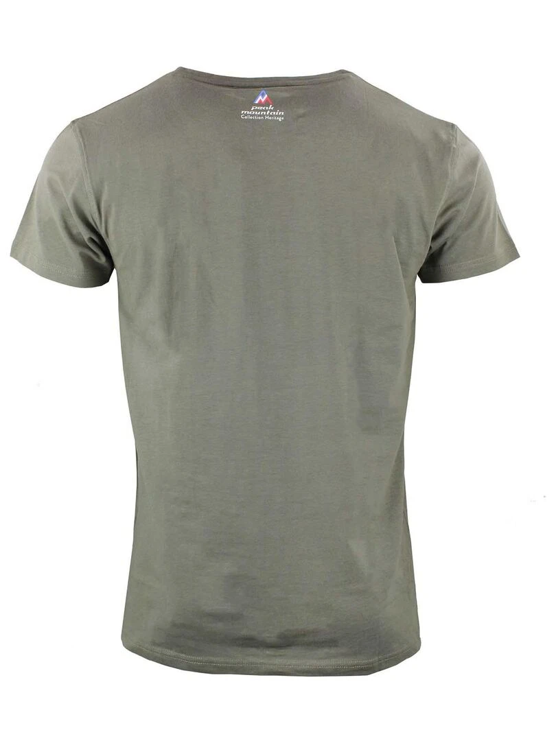 T shirt manches courtes homme CODA PEAK MOUNTAIN Kaki