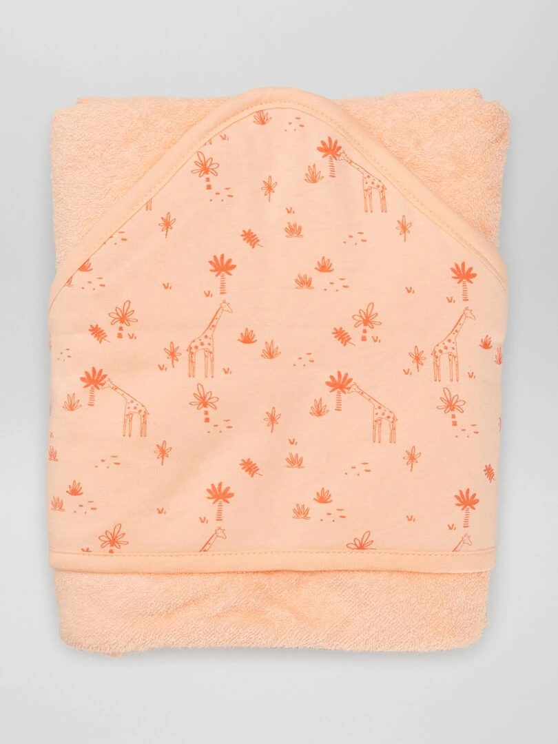 Cape de bain Corail