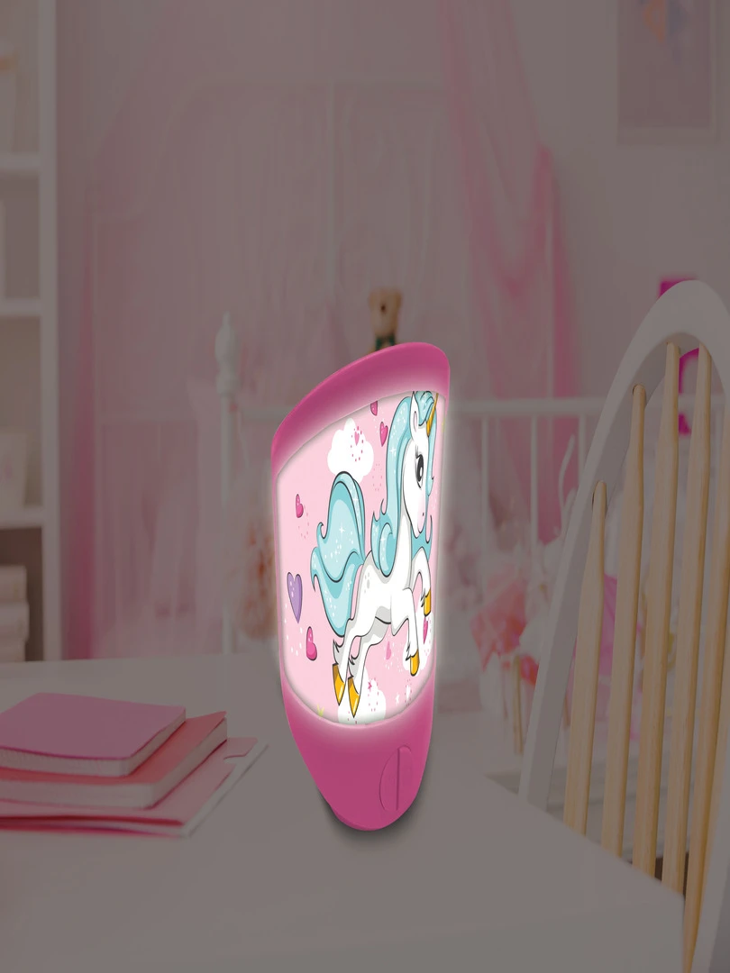Veilleuse De Chevet Ou Murale Licorne   Transparent