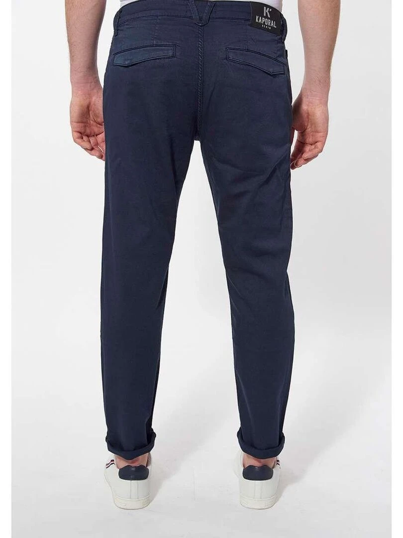 KAPORAL   Pantalon coton mélangé slim   Bleu marine
