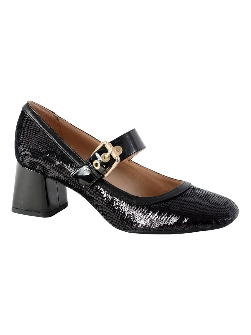 Ballerine Geox D Seyla D  Paillettes+GBK PAT   Noir