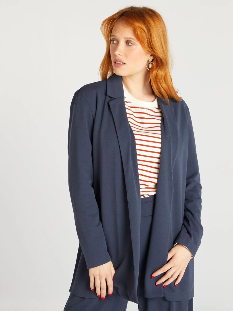 Veste blazer Bleu