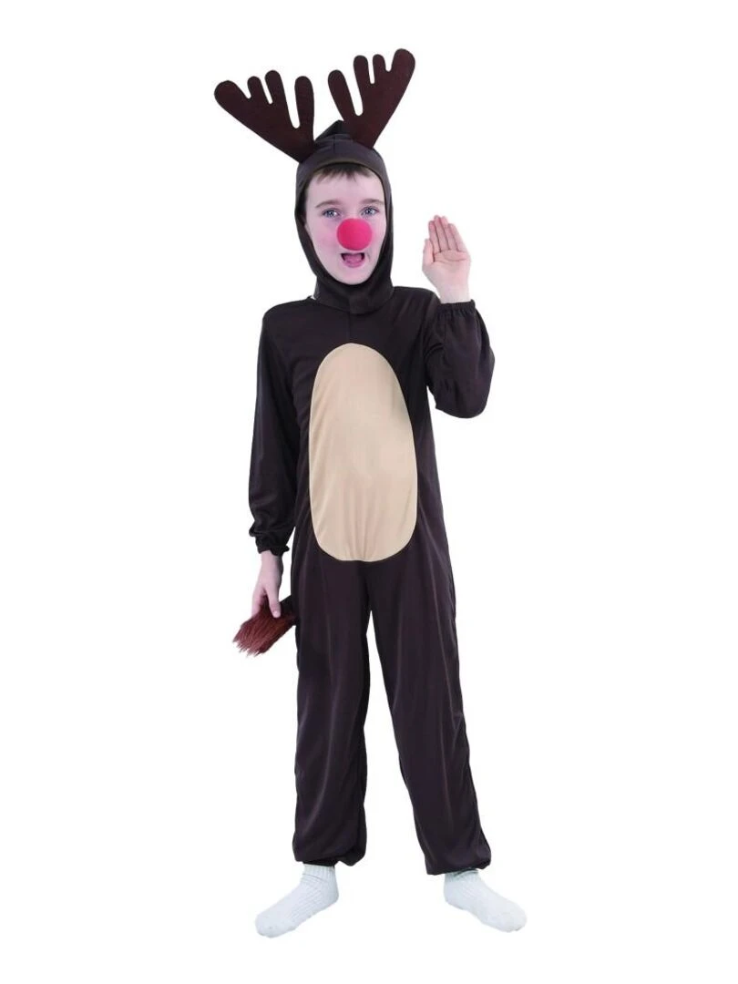 Déguisement Renne de Noël enfant Marron