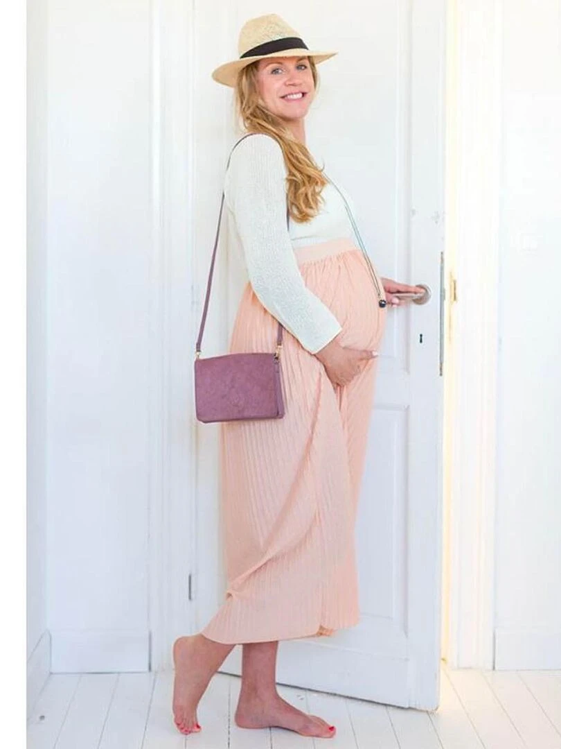 Bola de grossesse Collier  Breloque coeur   Noir