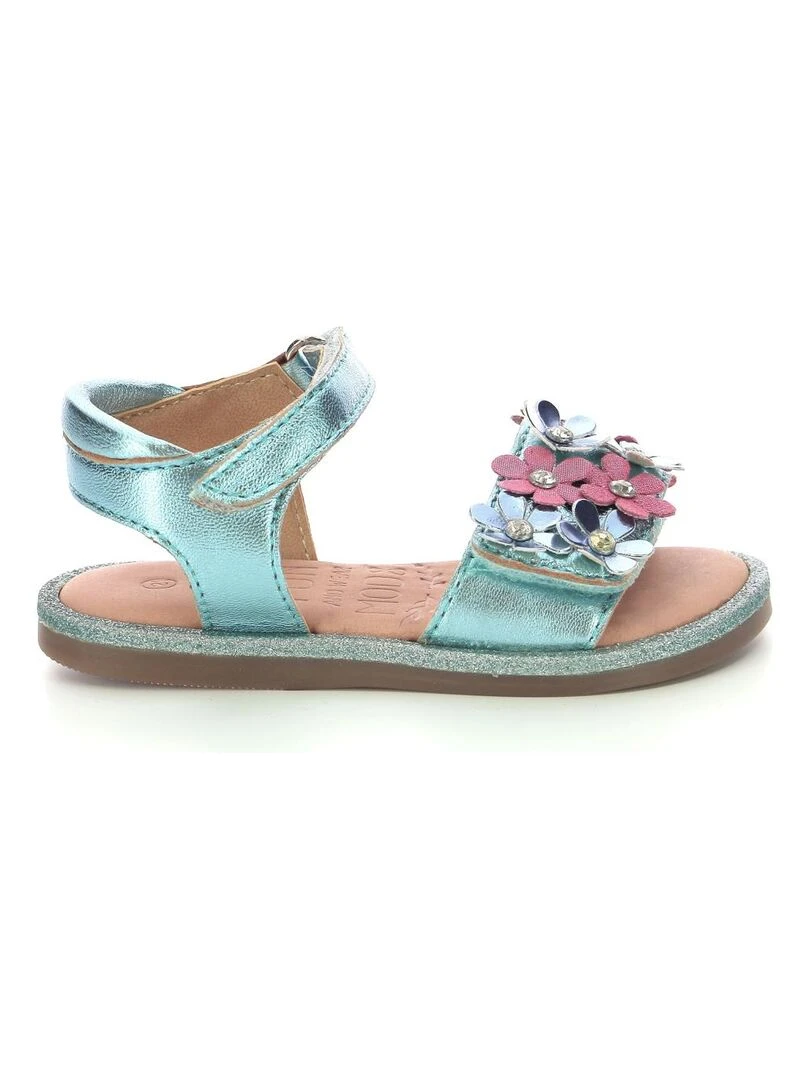 Sandales Cuir Parlotte Bleu