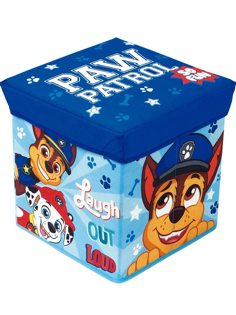 Panier pliable de rangement 'Pat' Patrouille' bleu