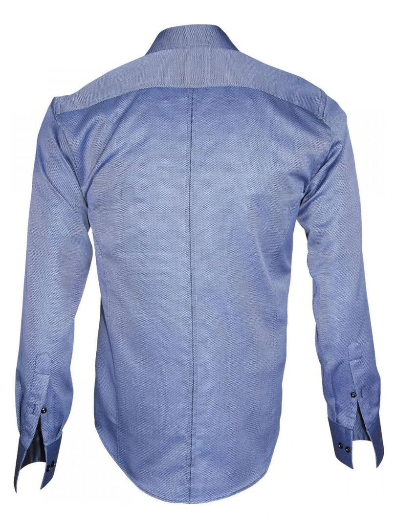 Chemise double retors BIAGI Bleu