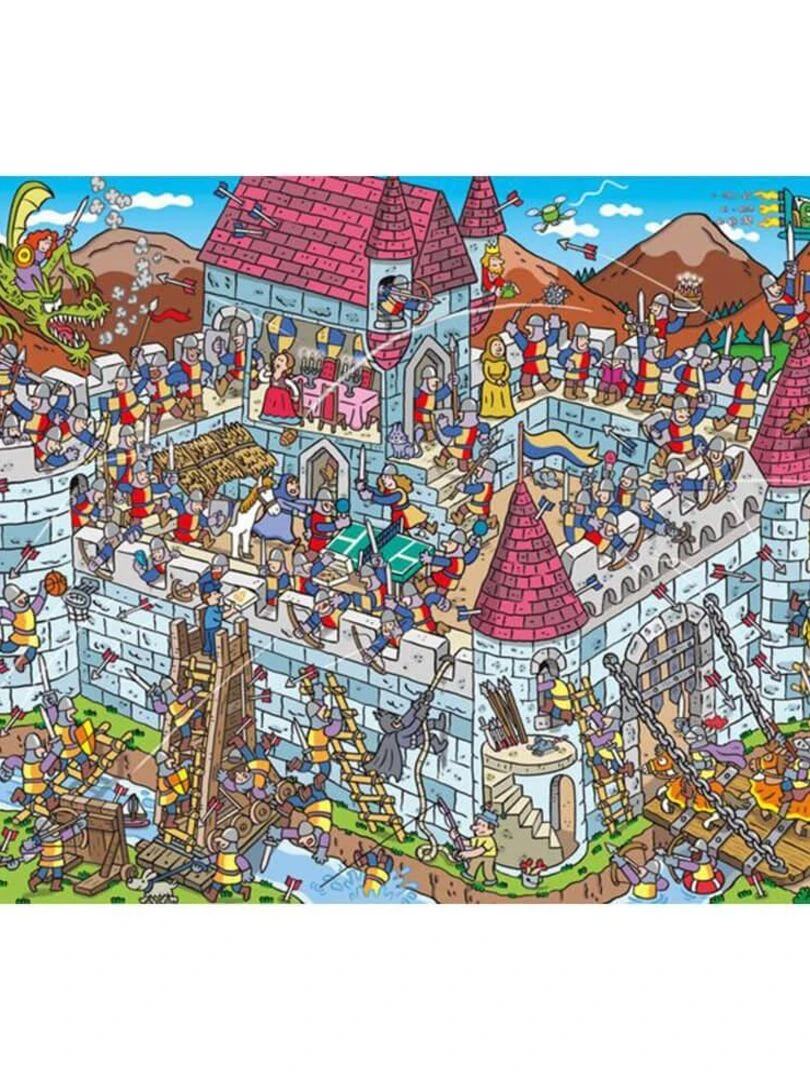Puzzle 200 pièces : Vue sur le château des chevaliers N/A