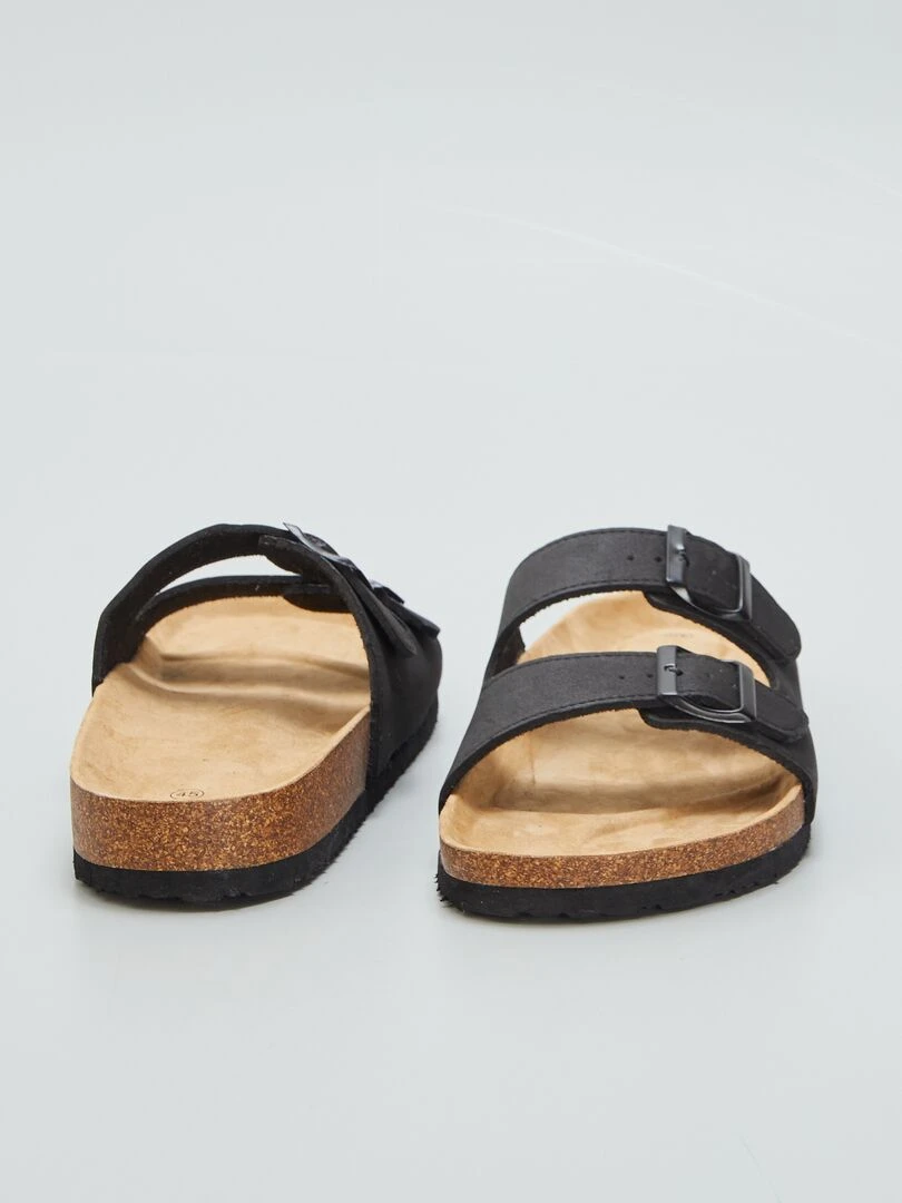 Mules avec brides   noir