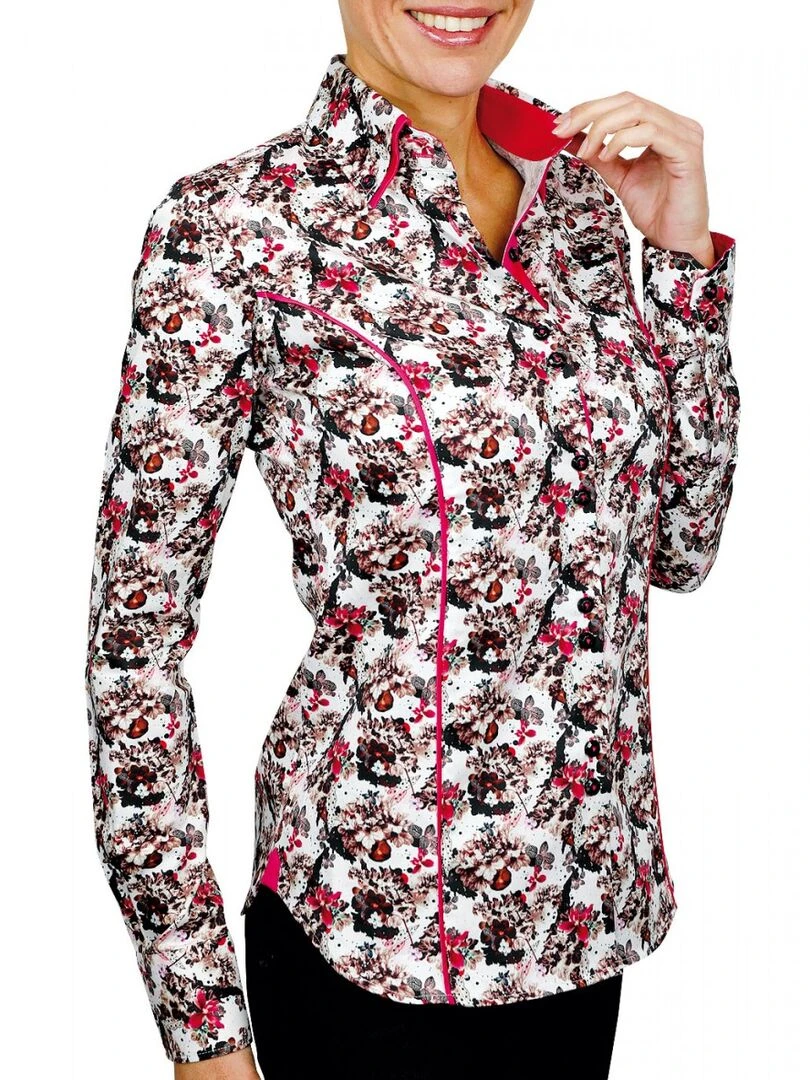 Chemise imprimée SIDNEY Rose