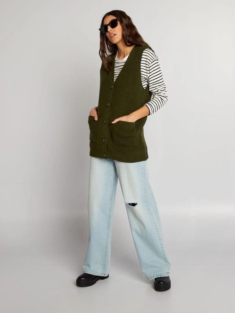 Gilet sans manches Vert