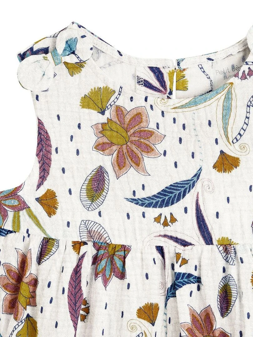 Blouse fille Mumbai   Ecru