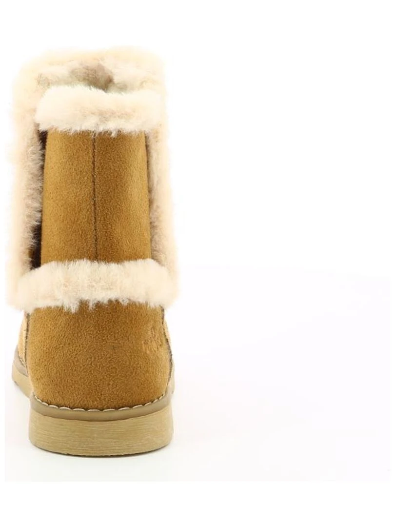 Boots Synthetique Aldoux   Marron