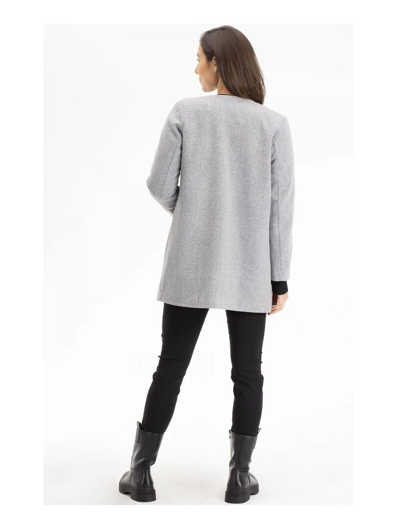 Manteau  ELIE   Gérard Pasquier   Gris clair