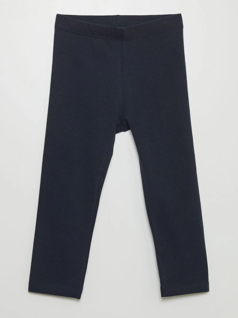 Legging stretch à coupe 3/4 sous genou Bleu