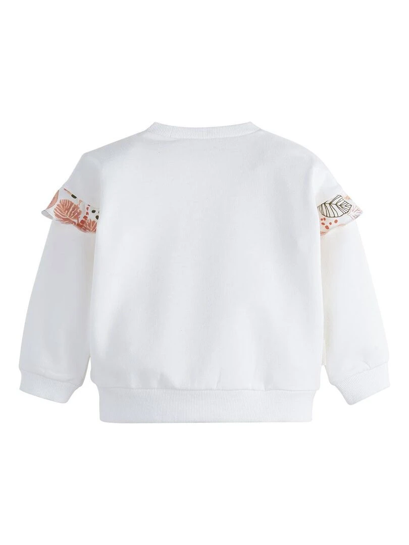Sweat shirt bébé Para Ecru