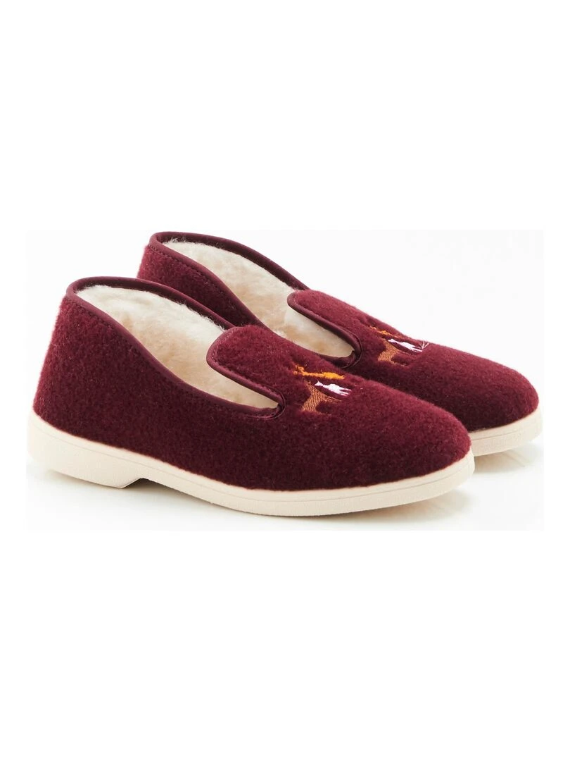 Charentaises Thermolactyl Damart Bordeaux