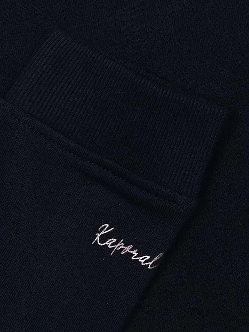 KAPORAL   Robe coton unie droite   Noir