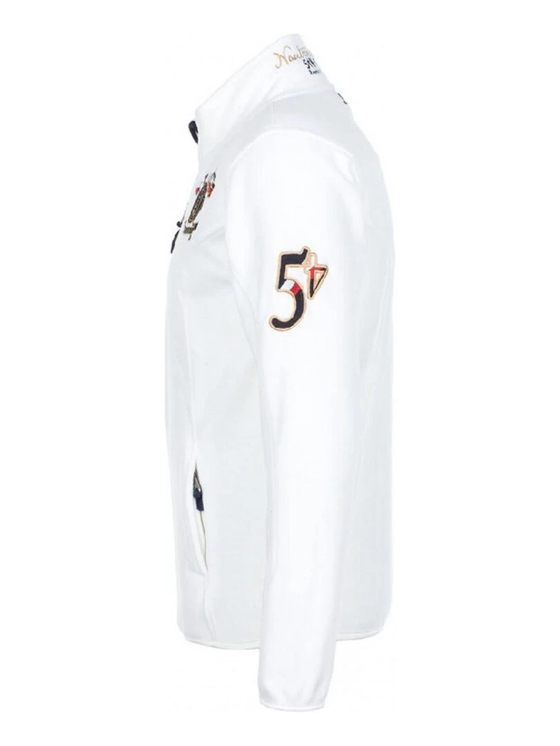 Blouson polaire homme CAUBIN   VENT DU CAP   Ecru