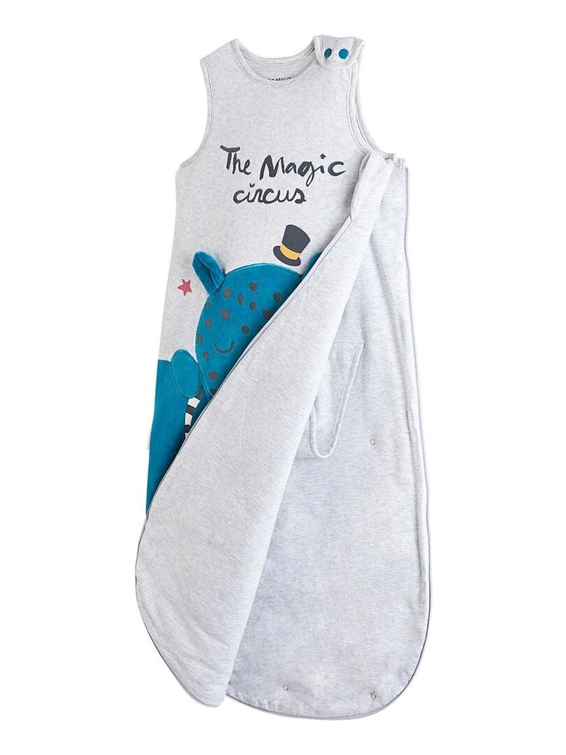Gigoteuse d'hiver en velours Jungle Jungle   Bleu