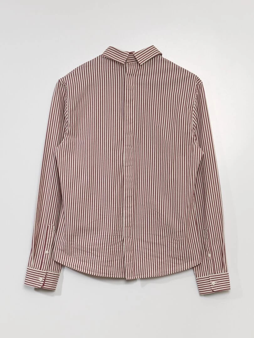 Chemise avec ouverture à scratchs au dos   So Easy   Rouge/blanc