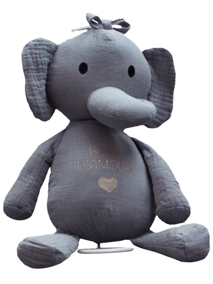 Peluche musicale "DODO" LES CHATOUNETS Gris