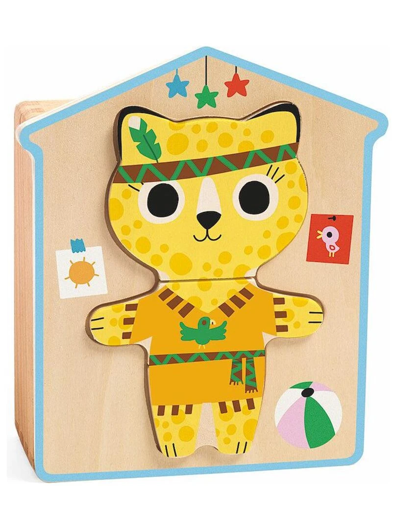 Puzzle Bois Dressup Mix N/A