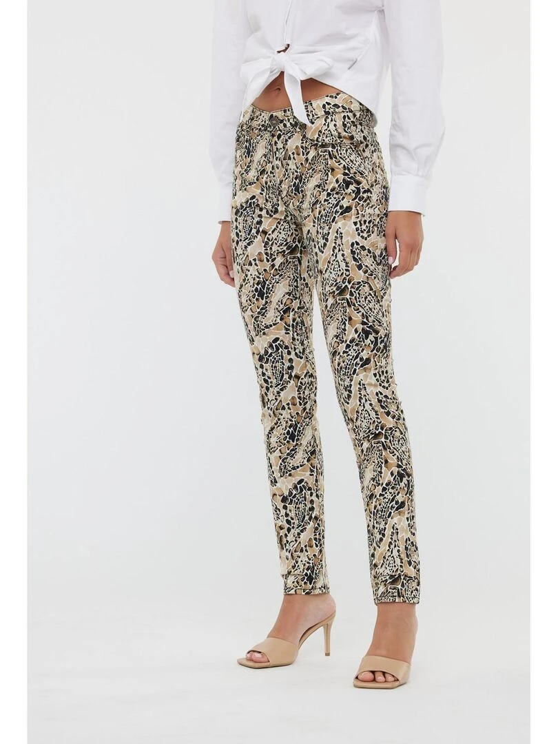 Lee Cooper Pantalon coton slim LC135 Beige