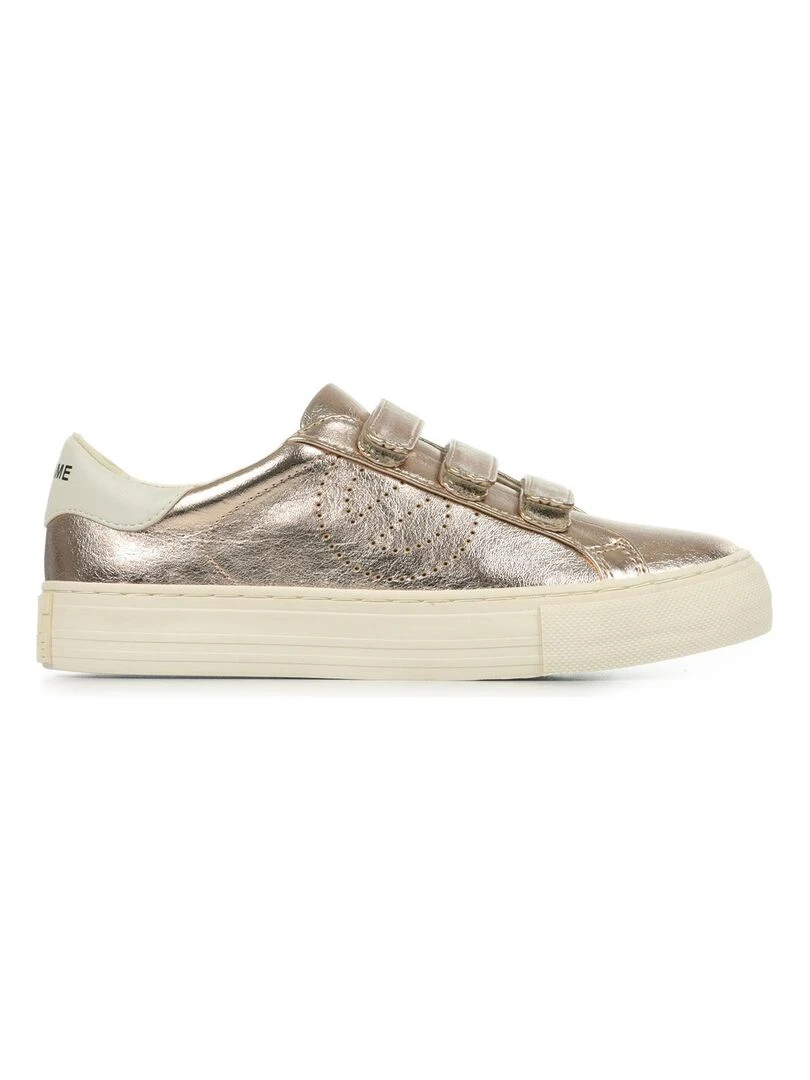 Baskets No Name Arcade Straps Perfos Doré/or