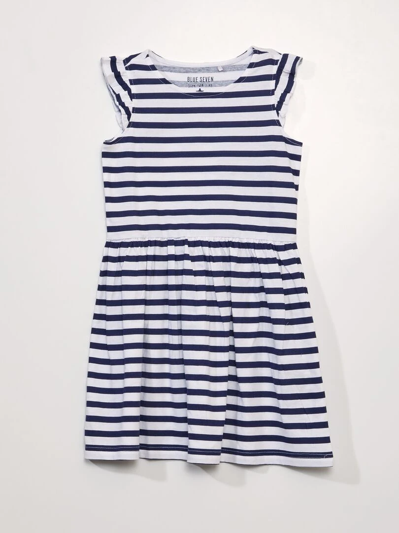 Lot de 3 robes imprimées   Blanc/marron/marine