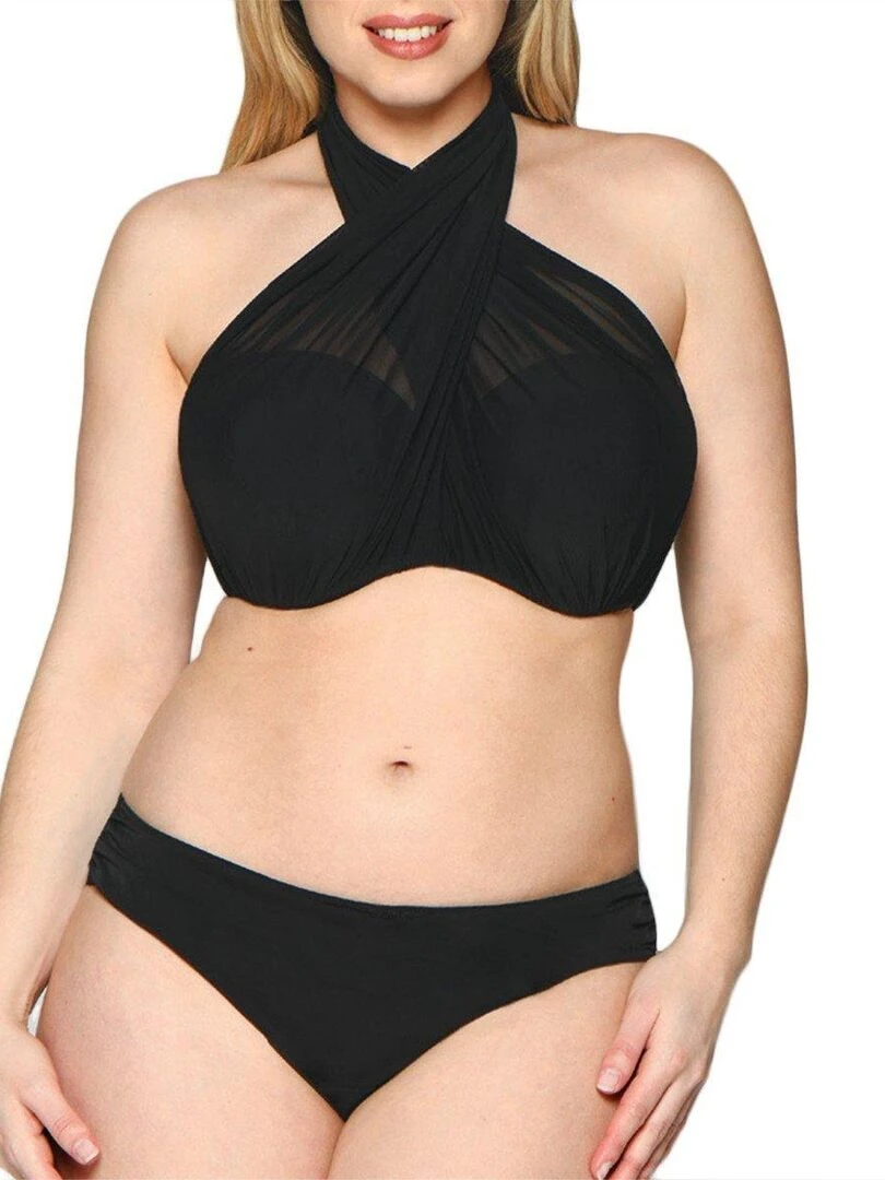 Culotte de bain classique Wrapsody Noir