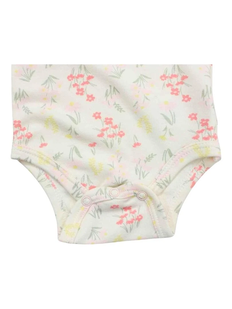 Lee Cooper   Ensemble ​​Body short bandeau bébé fille Imprimé Logo   Blanc