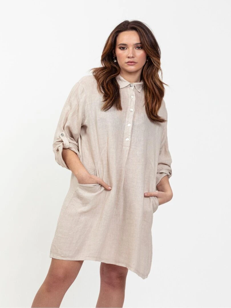 Robe chemise IRIS Gérard Pasquier Beige