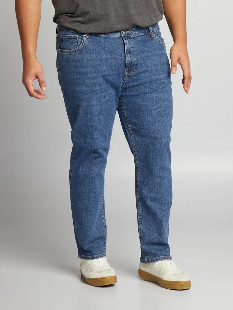 Jean droit à 5 poches L32 Stone