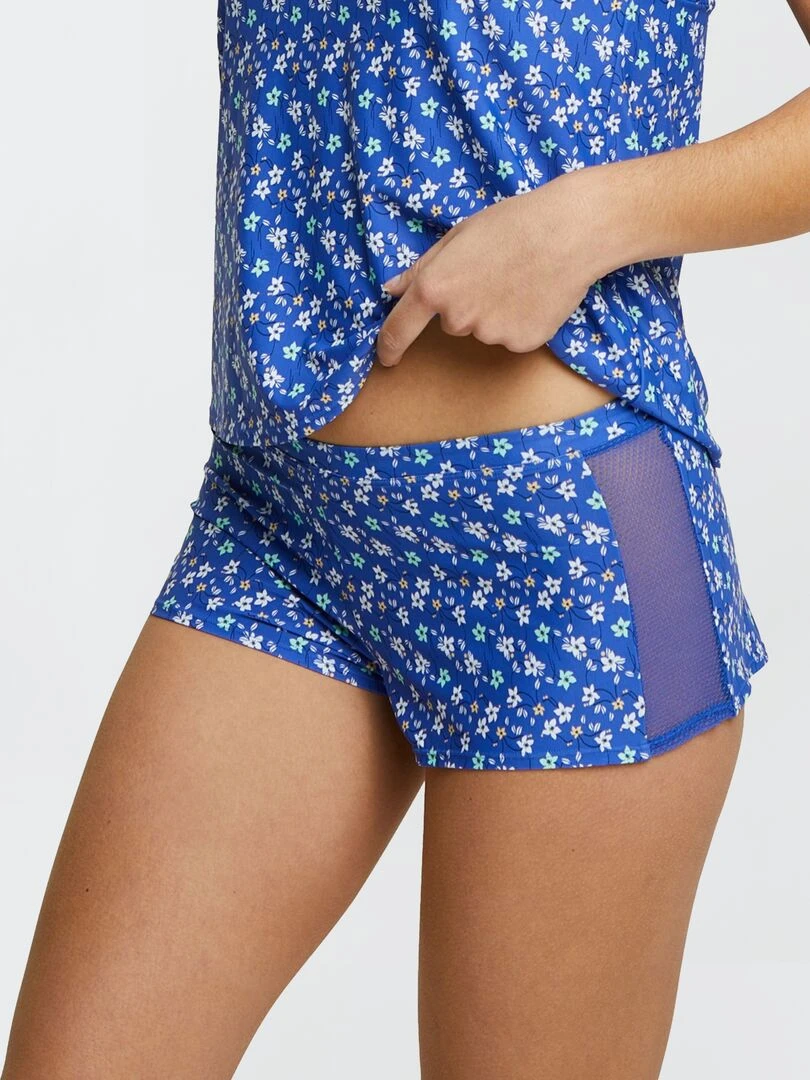 Short pyjama 'Billet Doux' Bleu