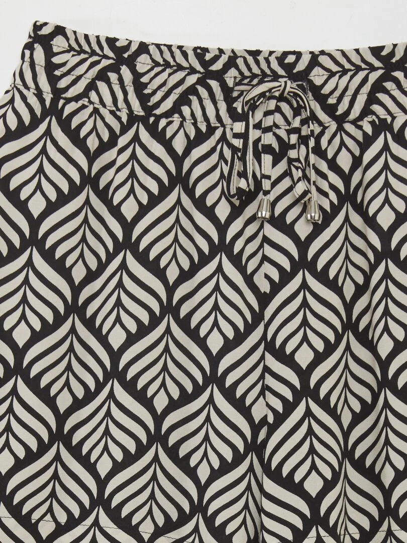 Short fluide 'JDY'   Noir