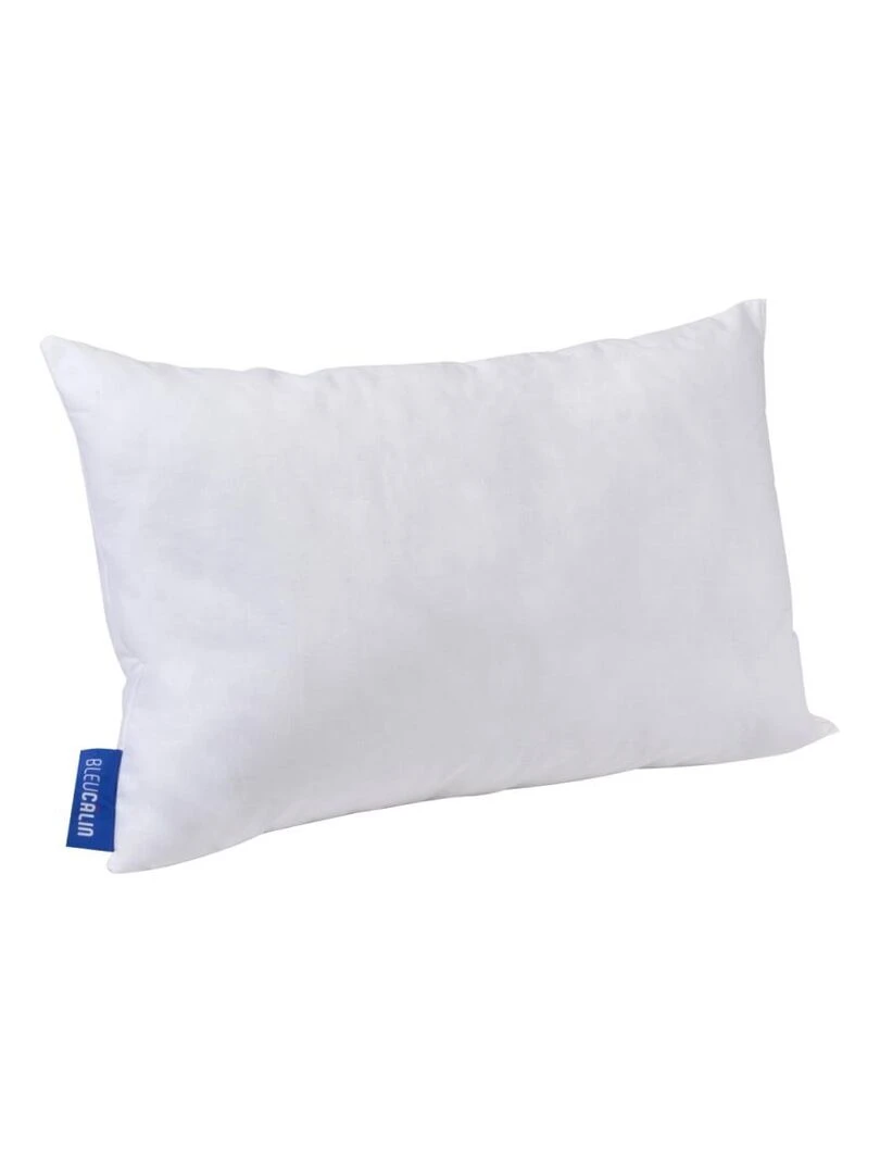 Bleu Câlin Oreiller Bébé Moelleux 40x60cm coton bio Blanc