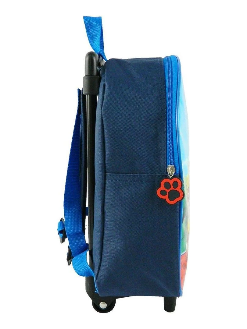 BAGTROTTER Sac à dos à roulettes Pat' Patrouille 31cm Bleu   Bleu
