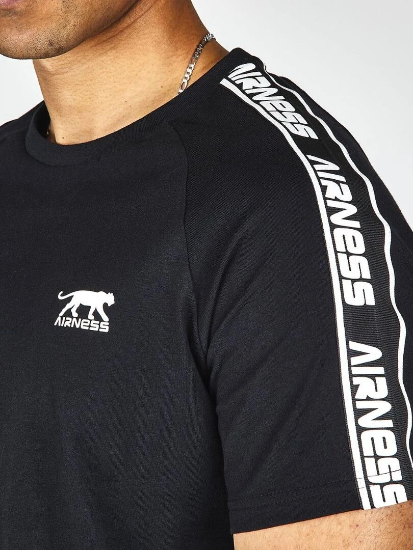 TEE SHIRT NERVE Airness   Noir