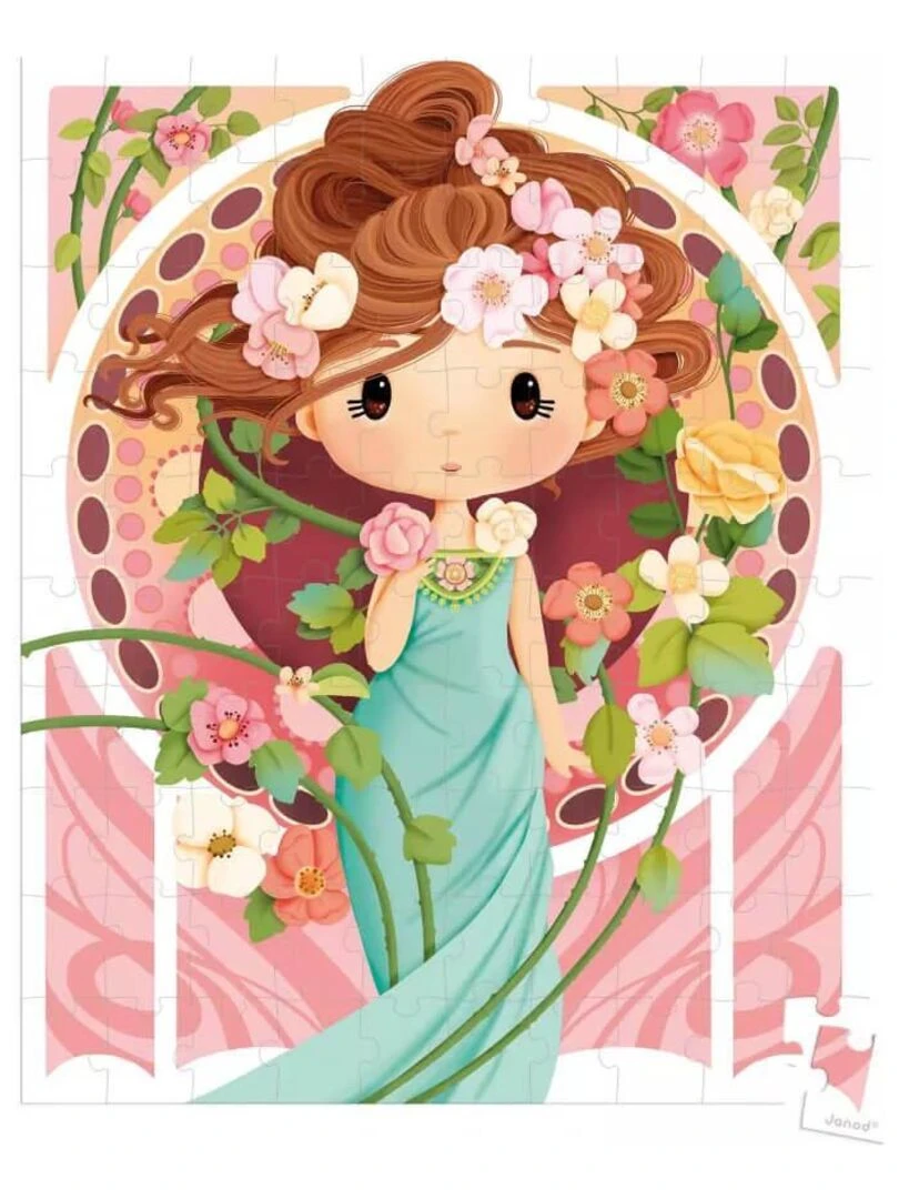 Puzzle Inspired by Mucha 100 pcs N/A