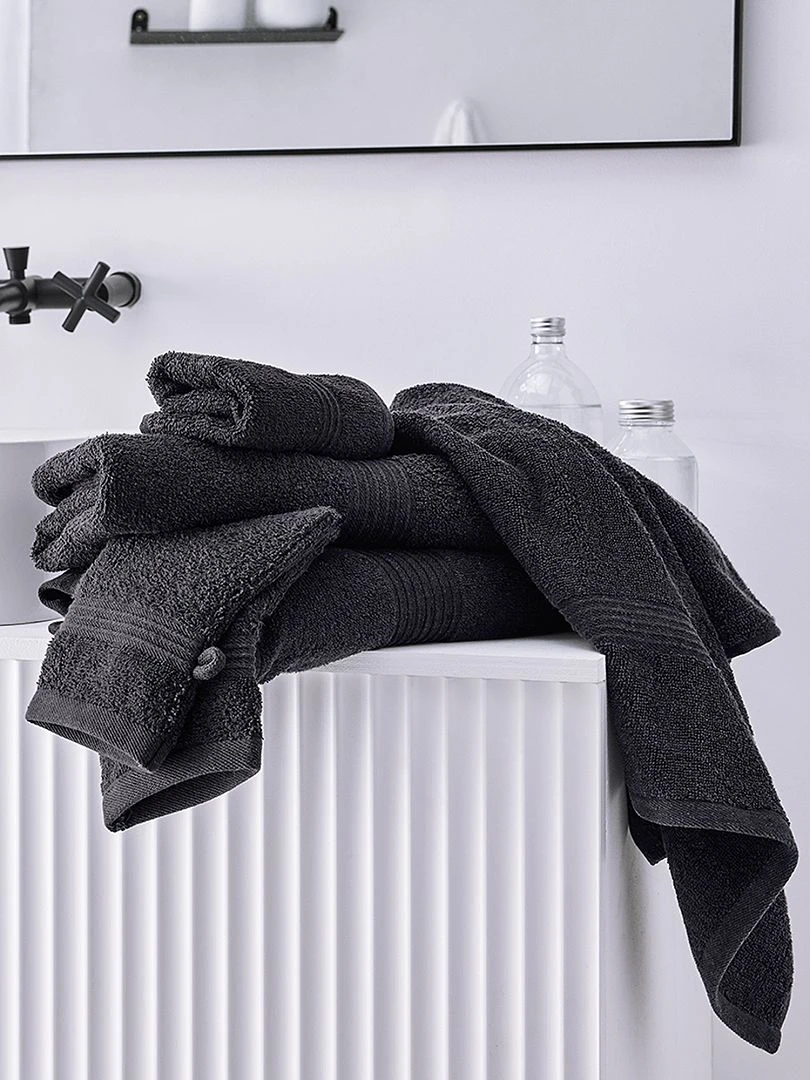 Serviette de bain 50 x 90 cm noir