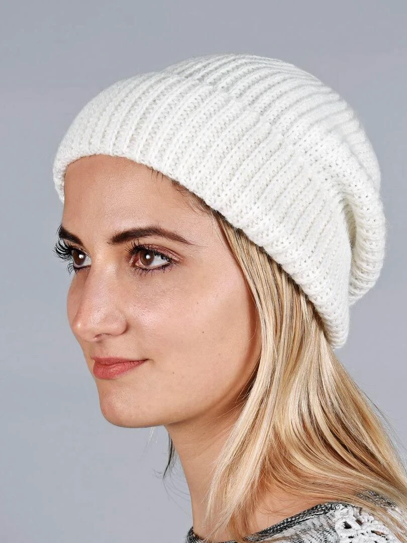 Bonnet Alba Made in UE Blanc