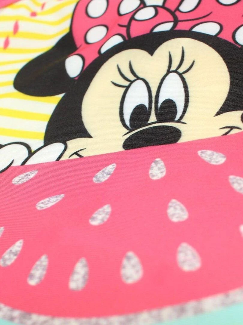 Disney   Maillot De Bain fille imprimé Minnie   Jaune