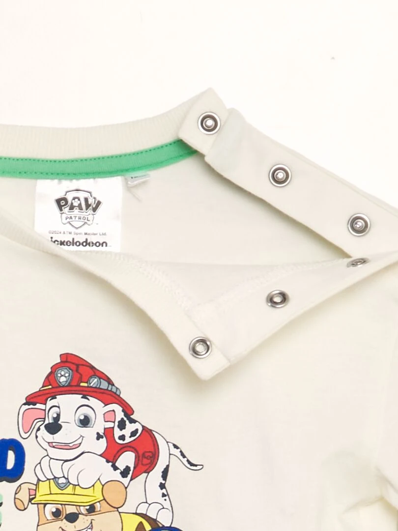 Ensemble 'Pat'Patrouille'   2 pièces   Blanc